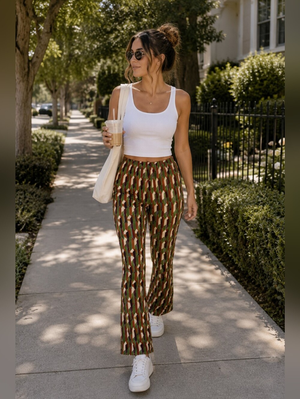 5/25$ Geometric Patterned Bellbottoms